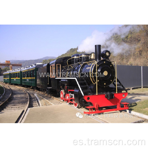 Tren locomotoras del motor para el transporte de pasajeros.